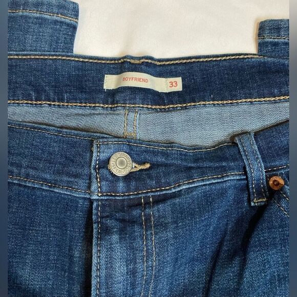 Levi Strauss boyfriend blue jeans - Picture 2 of 5